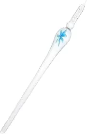 SEWACC Elegant Glass Dip Pen for Calligraphy Artistic Writing Perfect Present for Birthday Christmas Graduation