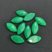 20pcs Natural Malaysian Jade Stone Horse Eye CAB CABOCHON 15x30mm No Holes