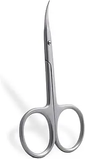 YNR® Cuticle Nail Scissors Curved Blade Professional Stainless Steel Beauty Scissors, for Manicure Pedicure, Eyebrows, Nose, Hair Trimming Beauty Grooming Thick Toenails Women Men