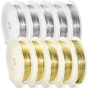 10 Roll 230ft Jewelry Wire for Making 18 20 22 24 26 Gauge Craft Beading Wire...