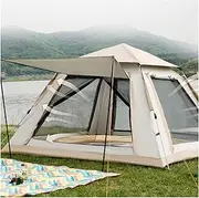 Utility Tent 4 Man Waterproof, Tent Light Sturdy Tenting for Family,Outdoor,Hiking and Mountaineering