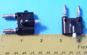 Pomona, 2B-1276, Double Banana Plug Adapter