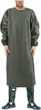 Waterproof Coveralls Oil Acid Alkali Resistant Soft Long Sleeve Apron Gown Personal Protective Workwear
