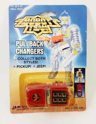 Vintage 1980's Robot Team Pullback Changers Toy Jeep Hong Kong Transformer KO !!