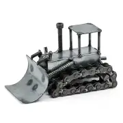 Nuts 'n Bolts Metal Art Small Scale Model Bulldozer 5.75" Long Handcrafted New!