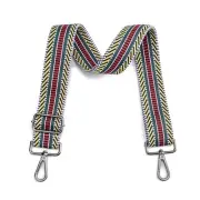 Purse Strap Silver Hardware Wide Bag Straps Black Hardware-Ethnic Style-205