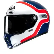 V10 Grape White Red Mc21 Full Face Helmet