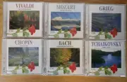 The Rose Collection 6 Classical CDs 5 Sealed 1 Like New Mozart Bach Chopin