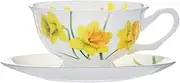 [Ashdene] Botanical Symphony Cup & Saucer 220ml - Daffodil