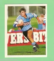 1993 SELECT RUGBY LEAGUE STICKER #69 DAVID BOUGHTON, CRONULLA SHARKS