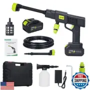 Hancaner Cordless Pressure Washer, 6-in-1 Nozzle Portable Handheld Power Wash