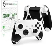 SensoryBoost Grip Tape Set für XBOX Controller Series X/S, Anti-Rutsch Aufkleber, Schweißabsorbierend, Rutschfest, Langlebig & Ultradünn (0.5 mm) - Playstation Gaming Zubehör, Schwarz