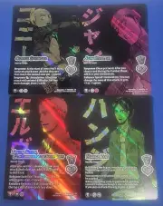2024 Gen Con UniVersus Attack On Titan Promo Cards Lot! Hange Jean Erwin Connie