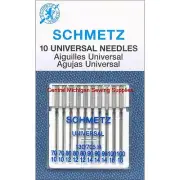 Schmetz Sewing Machine Needles 15x1 Size 10, 12, 14, 16 Ten Pack Assortment
