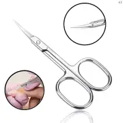 Cuticle Beauty Small Scissor Curved Manicure Toe Nail Scissors Nail Art Shears