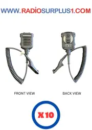 10 x Motorola Shoulder Mic for APX2000, APX4000 and XPR7000E Radios - NMN6271A