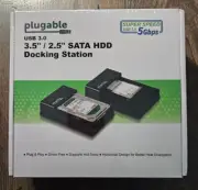 Plugable USB 3.0 to SATA External Hard Drive Docking Station for 3.5" / 2.5" HDD