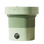Easy to Use Portable Washing Machine with Space Saving Design in Green