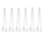 3 Pair Invisible Clear Bra Strap Plastic Hook Adjustable Shoulder Strap ABS 12mm