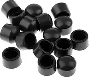 Colaxi 16 Pcs Professional Foosball End Cap Handles Rubber,