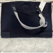 Tory Burch Tote Ella Bag Navy Blue