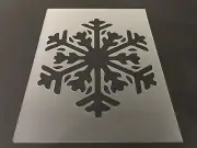 Snow Flake #20 Stencil 10mm or 7mm Thick, Christmas, Santa, Snow Flake, Holiday