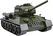 1:30 Alloy WWII Soviet T-34 Hero Tank Model Armored Vehicle Science Exhibition Model
