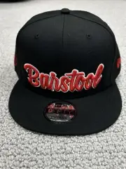 New Era 9FIFTY Barstool Sports Snapback Adjustable Hat Cap Black Red