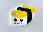 New Tamago Nigiri Sushi Silicone Baby Teether, Cute Teething Toy Baby Gift
