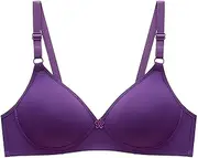 [Generic] High Support Bras for Women Adjustable Strap Full Coverage Up Bras Comfortable No Underwire Wireless Bras Sports Bras Pack