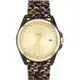 COACH 珍妮佛羅培茲廣告款 Tortoise Logo鍊帶女錶-金 CO14504187
