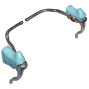 SET OF DOUBLE BRAKE LEVER + CELESTE GREEN 'BIANCHI COLOR' HOODS CYCLE VINTAGE