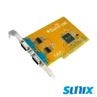 在飛比找momo購物網優惠-【SUNIX】RS-232 PCI 2埠 擴充卡(SER50