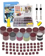 1 Inch Sanding Discs and Drums for Dremel Rotary Tool Accessories, Hook and L...