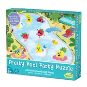 77pc Peaceable Kingdom 35x48cm Fruity Pool Scratch/Sniff Jigsaw Puzzle 5y+