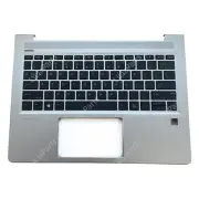 For HP Probook 430 G6 Palmrest Case Top No-Backlit US Keyboard Silver L44548-001