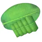 Decorative Oval Shape Placemats Table Mats For Dining Table (Green, Set Of 6)
