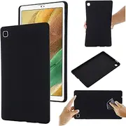 LQLQpet for Samsung Galaxy Tab A7 Lite 8.7 Inch 2021 (SM-T220/T225), Ultra Thin Lightweight Matte Soft Flexible Frosted TPU Skin Bumper Back Cover Shell (Black)