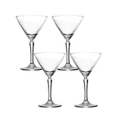 4pc Wiltshire Salute Martini Cocktail Beverage Drinking Glasses Set 215ml