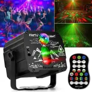 Party DJ Lights with Remote Control, Portable Mini Disco Ball Usb Powered 7