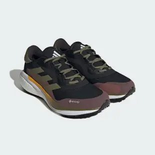 【adidas 愛迪達】慢跑鞋 男鞋 運動鞋 緩震 SUPERNOVA 3 GTX 黑咖綠 IE4340(8412)