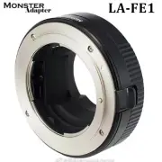 Monster Adapter LA-FE1 Auto Focus for Nikon Lens to Sony FE Mount A7R4 Camera