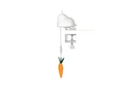 Pidan Rabbit & Carrot Automatic Pet Cat Teaser Interactive Fun Play Toy White