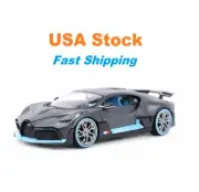 2019 Bugatti DIVO Hardtop Greenlight Diecast 7.5"L, 1:24, Dark Gray 34526