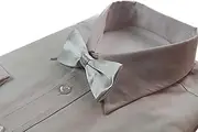 [Zasel] Boys White Plain Bow Tie