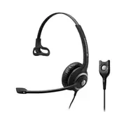EPOS - Sennheiser SC230 Wide Band Monaural headset with Noise Cancelling mic - high impedance for standard phones, Easy D - Requires Easy Disconnect