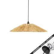 Snap Lighting Lucia Raffia Grass Downlight to Pendant Light Conversion Kit Medium