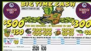 BIG TIME CASH BAG 5 POINT/760P 4-FOLD 630 BUNDLES PAPER JAR TICKETS PARTY GAME