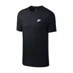 NIKE 耐吉 短袖 NSW TEE 男款 黑 白 基本款 休閒 圓領 T恤 刺繡LOGO AR4999-013