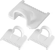 Seam Gauge for Sewing | 3 Sets Sewing Template Kit | Crafting Measuring Tools, Finger Protector, Edge Stitching Lock for Straight and Curved Seams
